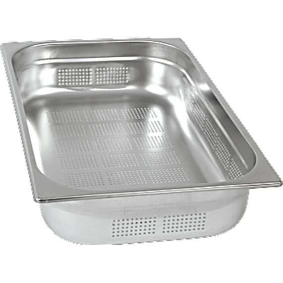 Stalgast Edelstahl Gastronormbehälter Serie STANDARD, GN 1/1 (100mm), perforiert/gelocht Stalgast Edelstahl Gastronormbehälter Serie STANDARD, GN 1/1 (100mm), perforiert/gelocht