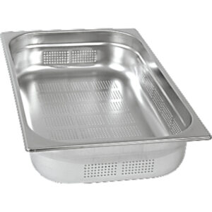Edelstahl Gastronormbehälter, Serie OnSet, GN 1/1 (100 mm), perforiert