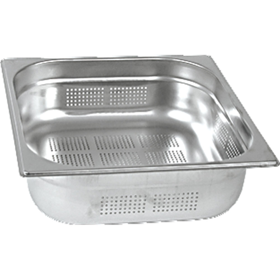 Stalgast Edelstahl Gastronormbehälter Serie STANDARD, GN 1/2 (150mm), perforiert/gelocht Stalgast Edelstahl Gastronormbehälter Serie STANDARD, GN 1/2 (150mm), perforiert/gelocht
