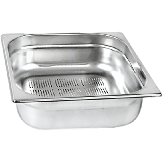 Stalgast Edelstahl Gastronormbehälter Serie STANDARD, GN 2/3 (65mm), perforiert/gelocht Stalgast Edelstahl Gastronormbehälter Serie STANDARD, GN 2/3 (65mm), perforiert/gelocht