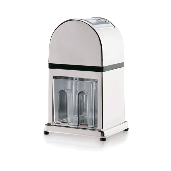 Was Germany Icecrusher, mit Handkurbel, 16 x 13 x 26,5 cm, Zinkguss, verchromt Was Germany Icecrusher, mit Handkurbel, 16 x 13 x 26,5 cm, Zinkguss, verchromt