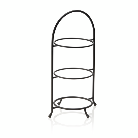 Was Germany Etagere, 3-stufig, 46,5 x 28 cm, schwarz pulverbeschichtet, Stahl Was Germany Etagere, 3-stufig, 46,5 x 28 cm, schwarz pulverbeschichtet, Stahl