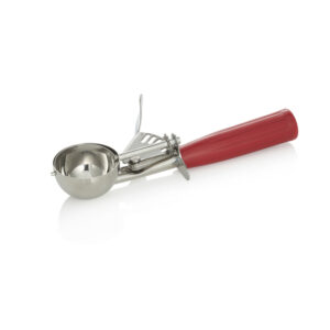 Was Germany Portionierer, 20,5 cm, Ø 5 cm, roter Griff, Chromnickelstahl 18/8, Polypropylen