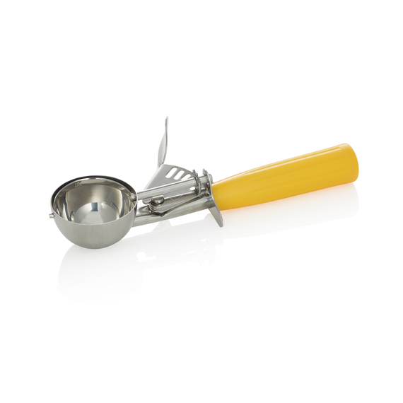 Was Germany Portionierer, 21 cm,Ø 5,5 cm, gelber Griff, Chromnickelstahl 18/8, Polypropylen Was Germany Portionierer, 21 cm,Ø 5,5 cm, gelber Griff, Chromnickelstahl 18/8, Polypropylen