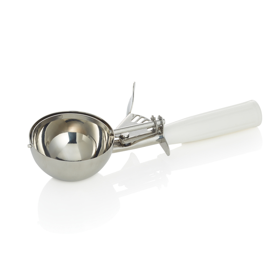 Was Germany Portionierer, 23 cm, Ø 7,6 cm, weißer Griff, Chromnickelstahl 18/8, Polypropylen Was Germany Portionierer, 23 cm, Ø 7,6 cm, weißer Griff, Chromnickelstahl 18/8, Polypropylen