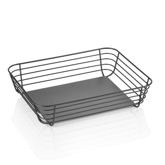 Was Germany GN Buffetkorb 1/2 STEELNEST, Höhe 8 cm, pulverbeschichtet, Metall Was Germany GN Buffetkorb 1/2 STEELNEST, Höhe 8 cm, pulverbeschichtet, Metall