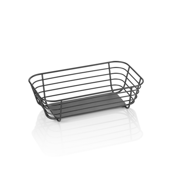 Was Germany GN Buffetkorb 1/4 STEELNEST, Höhe 8 cm, pulverbeschichtet, Metall Was Germany GN Buffetkorb 1/4 STEELNEST, Höhe 8 cm, pulverbeschichtet, Metall
