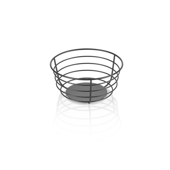 Was Germany Buffetkorb STEELNEST, Ø 19 cm, Höhe 9 cm, pulverbeschichtet, Metall Was Germany Buffetkorb STEELNEST, Ø 19 cm, Höhe 9 cm, pulverbeschichtet, Metall