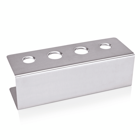 Was Germany Eiswaffelständer, mit 4 Löchern, 27 x 9,5 x 8,2 cm, Chromnickelstahl Was Germany Eiswaffelständer, mit 4 Löchern, 27 x 9,5 x 8,2 cm, Chromnickelstahl