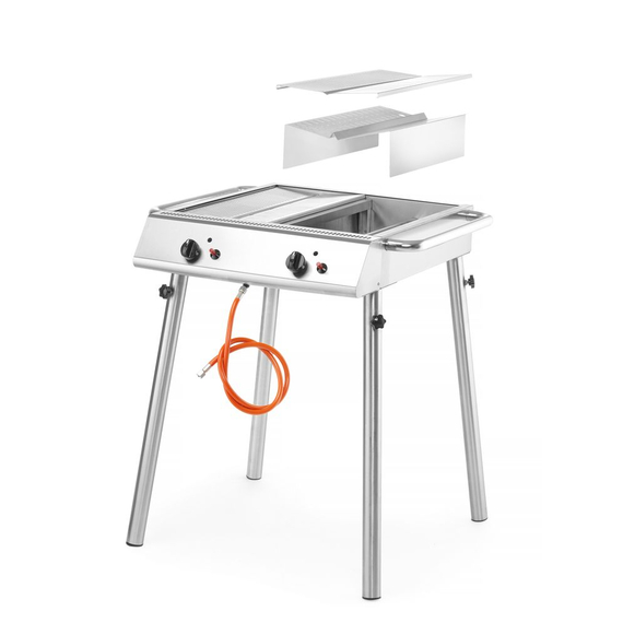 Hendi Gasgrill Xantos, 9,5kW, 770x710x(H)870mm 3 Hendi Gasgrill Xantos, 9,5kW, 770x710x(H)870mm