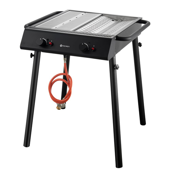Hendi Gasgrill Xantos Black, Schwarz, 9,5kW, 770x710x(H)870mm 1 Hendi Gasgrill Xantos Black, Schwarz, 9,5kW, 770x710x(H)870mm