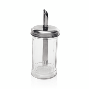 Was Germany Zuckerspender Set, 300 ml, Ø 70 cm, Set á 6 Stück, Edelstahl, Glas