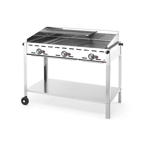 Hendi Grillsystem Green Fire mit 3 Brennern, Profi Line, 17,4kW, 1078x612x(H)825mm 1 Hendi Grillsystem Green Fire mit 3 Brennern, Profi Line, 17,4kW, 1078x612x(H)825mm