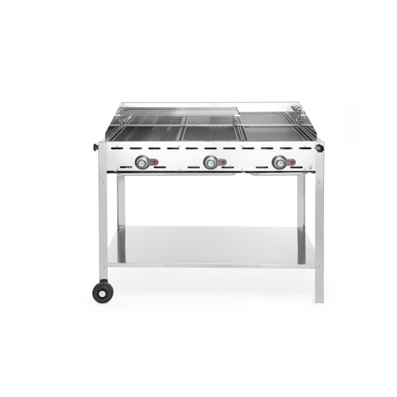 Hendi Grillsystem Green Fire mit 3 Brennern, Profi Line, 17,4kW, 1078x612x(H)825mm Hendi Grillsystem Green Fire mit 3 Brennern, Profi Line, 17,4kW, 1078x612x(H)825mm