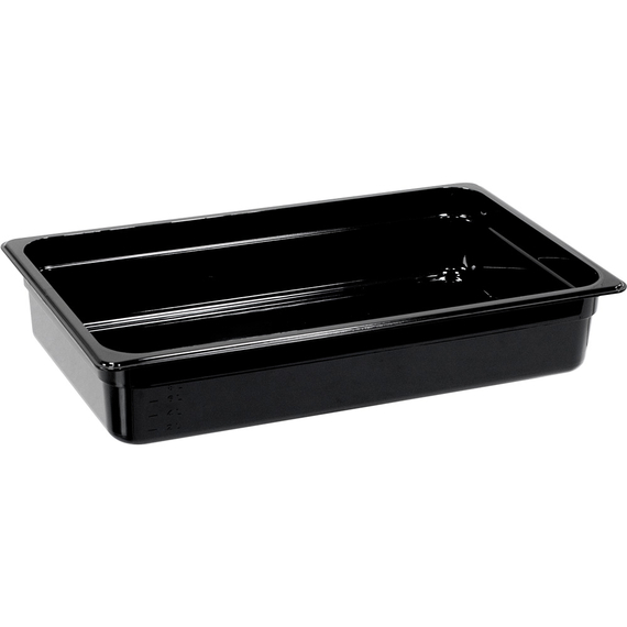 Stalgast Gastronormbehälter, Serie STANDARD, Polycarbonat, schwarz, GN 1/1 (100 mm) Stalgast Gastronormbehälter, Serie STANDARD, Polycarbonat, schwarz, GN 1/1 (100 mm)
