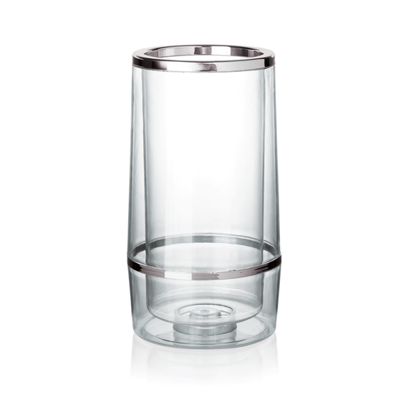 Was Germany Flaschenkühler, Ø 11,5 cm, Höhe 23 cm, transparent, doppelwandig, Kunststoff Was Germany Flaschenkühler, Ø 11,5 cm, Höhe 23 cm, transparent, doppelwandig, Kunststoff