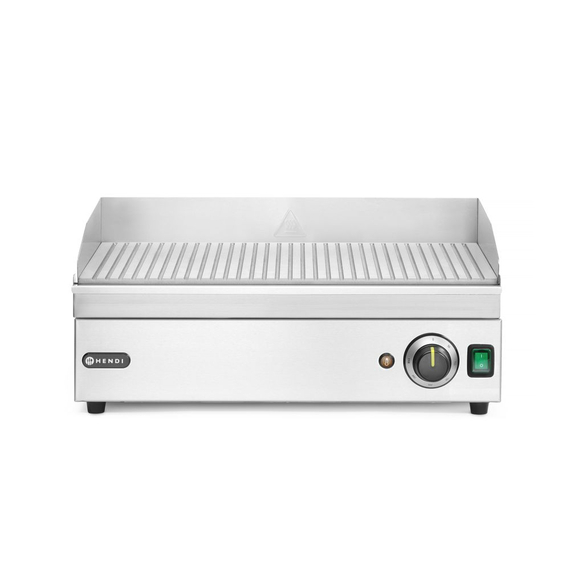 Hendi Grillplatte gerillt, Kitchen Line, 220-240V/2400W, 527x404x(H)233mm Hendi Grillplatte gerillt, Kitchen Line, 220-240V/2400W, 527x404x(H)233mm