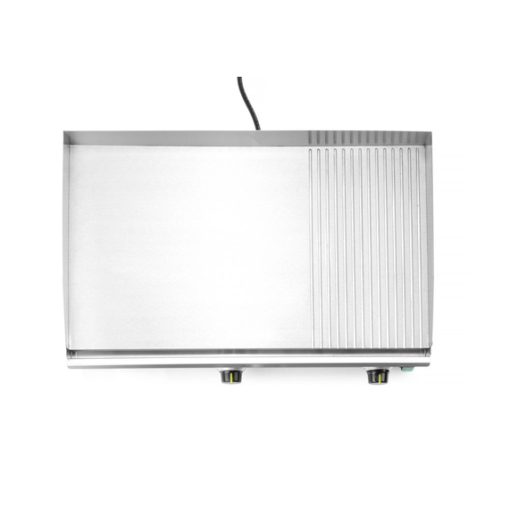 Hendi Grillplatte 1/3 gerillt, Kitchen Line, 220-240V/3500W, 697x474x(H)241mm 2 Hendi Grillplatte 1/3 gerillt, Kitchen Line, 220-240V/3500W, 697x474x(H)241mm