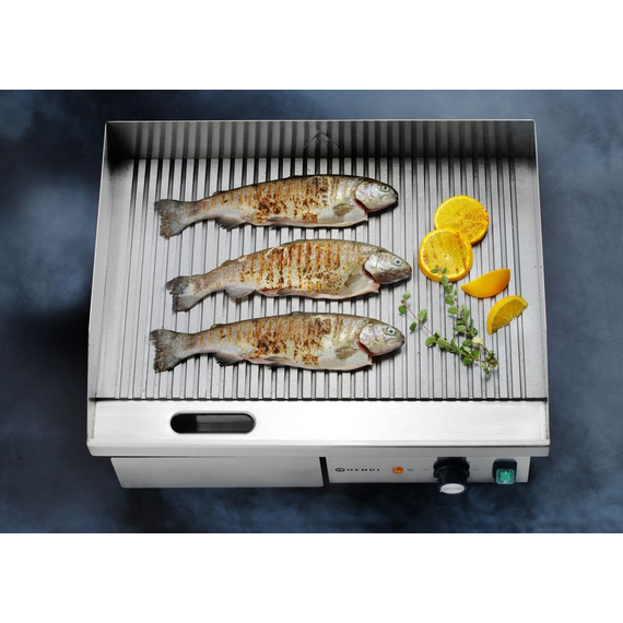 Hendi Gerillte Grillplatte, Budget Line, 220-240V/3000W, 550x430x(H)240mm 4 Hendi Gerillte Grillplatte, Budget Line, 220-240V/3000W, 550x430x(H)240mm