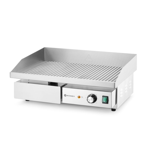 Hendi Gerillte Grillplatte, Budget Line, 220-240V/3000W, 550x430x(H)240mm 1 Hendi Gerillte Grillplatte, Budget Line, 220-240V/3000W, 550x430x(H)240mm