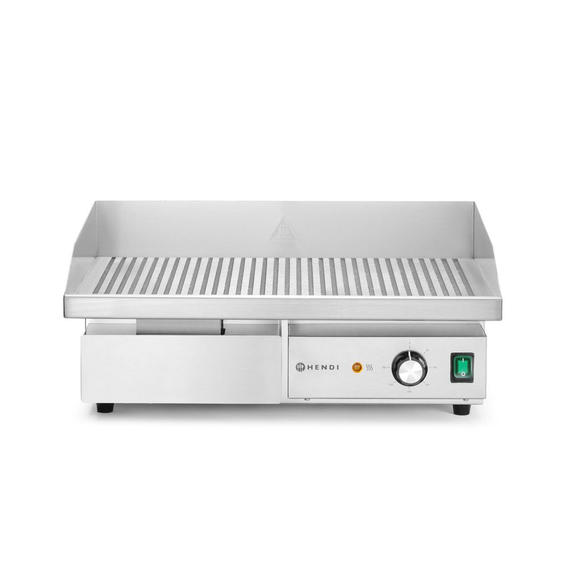 Hendi Gerillte Grillplatte, Budget Line, 220-240V/3000W, 550x430x(H)240mm Hendi Gerillte Grillplatte, Budget Line, 220-240V/3000W, 550x430x(H)240mm