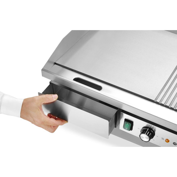 Hendi Grill, halb glatt, halb gerippt, Budget Line, 400V/4400W, 720x460x(H)241mm 3 Hendi Grill, halb glatt, halb gerippt, Budget Line, 400V/4400W, 720x460x(H)241mm