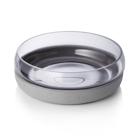 Was Germany Fusion Bowl, Ø 22 cm, Höhe 8 cm, Beton, Glas Was Germany Fusion Bowl, Ø 22 cm, Höhe 8 cm, Beton, Glas