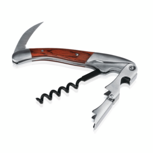 Was Germany Kellnermesser mit Holzgriff, 12 cm, Edelstahl