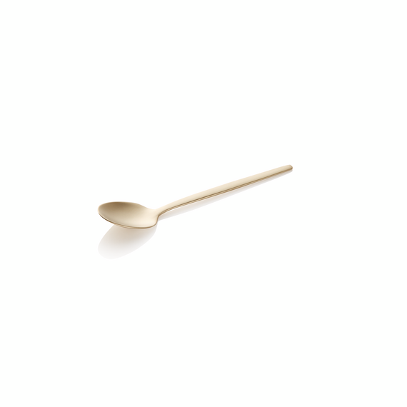 Alex Espressolöffel Set CHAMPAGNE, mit champagner, matter PVD Beschichtung, 11 cm, Set á 12 Stück, Chromnickelstahl 18/10 Alex Espressolöffel Set CHAMPAGNE, mit champagner, matter PVD Beschichtung, 11 cm, Set á 12 Stück, Chromnickelstahl 18/10