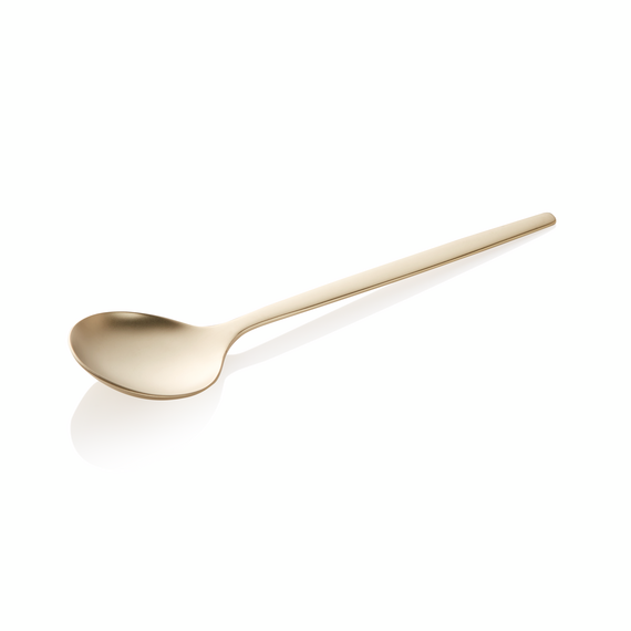 Alex Suppenlöffel Set CHAMPAGNE, mit champagner, matter PVD Beschichtung, 18 cm, Set á 12 Stück, Chromnickelstahl 18/10 Alex Suppenlöffel Set CHAMPAGNE, mit champagner, matter PVD Beschichtung, 18 cm, Set á 12 Stück, Chromnickelstahl 18/10