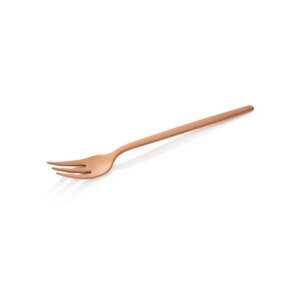 Alex Dessertgabel Set BRONZE, mit bronze, matter PVD Beschichtung, 16 cm, Set á 12 Stück, Chromnickelstahl 18/10