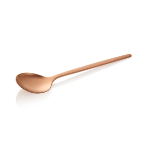 Alex Suppenlöffel Set BRONZE, mit bronze, matter PVD Beschichtung, 18 cm, Set á 12 Stück, Chromnickelstahl 18/10