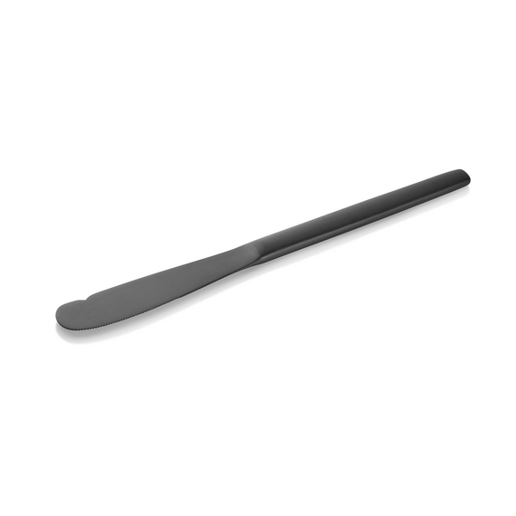 Alex Buttermesser Set BLACK, mit schwarz, matter PVD Beschichtung, 18 cm, Set á 12 Stück, Chromnickelstahl 18/10 Alex Buttermesser Set BLACK, mit schwarz, matter PVD Beschichtung, 18 cm, Set á 12 Stück, Chromnickelstahl 18/10