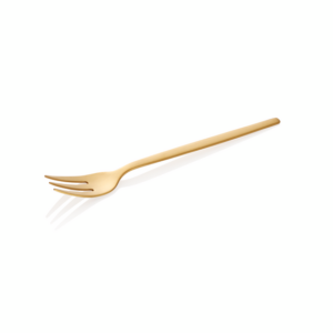 Alex Dessertgabel Set GOLD, mit gold, matter PVD Beschichtung, 16 cm, Set á 12 Stück, Chromnickelstahl 18/10