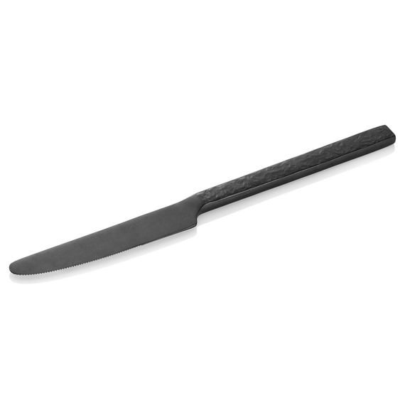 Was Germany Menümesser Set SLATE, 22,5 cm, mit schwarzer PVD Beschichtung, Oberfläche in Schiefer-Optik, Set á 12 Stück, Chromstahl 13/0 Was Germany Menümesser Set SLATE, 22,5 cm, mit schwarzer PVD Beschichtung, Oberfläche in Schiefer-Optik, Set á 12 Stück, Chromstahl 13/0