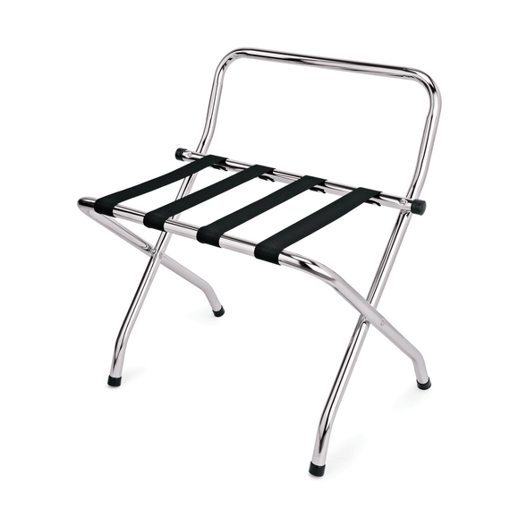 Was Germany Gepäckablage mit Wandschutz, 58,5 x 57 x 63/77,5 cm, verchromt, Nylon Was Germany Gepäckablage mit Wandschutz, 58,5 x 57 x 63/77,5 cm, verchromt, Nylon