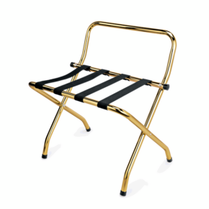 Was Germany Gepäckablage mit Wandschutz, titanium gold, 59 x 59,5 x 61/79,5 cm, verchromt, Nylon