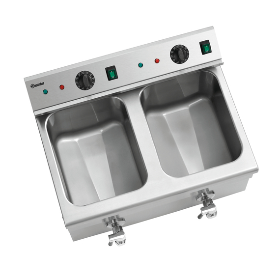 Bartscher Induktions-Fritteuse 2x8L Plus 2 Bartscher Induktions-Fritteuse 2x8L Plus