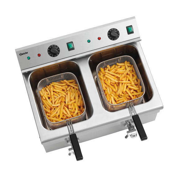 Bartscher Induktions-Fritteuse 2x8L Plus 1 Bartscher Induktions-Fritteuse 2x8L Plus