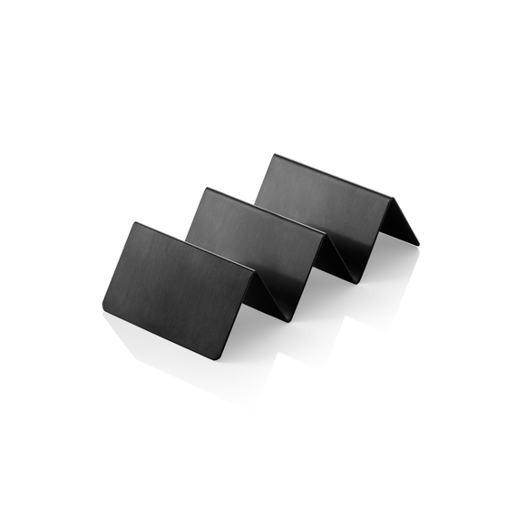 Was Germany Snackpresenter mit 2 Ablagen, 21 x 10 x 5 cm, schwarz, Edelstahl Was Germany Snackpresenter mit 2 Ablagen, 21 x 10 x 5 cm, schwarz, Edelstahl