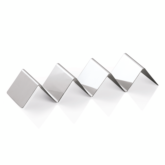 Was Germany Snackpresenter mit 3 Ablagen, 28 x 8 x 4,5 cm, Chromnickelstahl Was Germany Snackpresenter mit 3 Ablagen, 28 x 8 x 4,5 cm, Chromnickelstahl