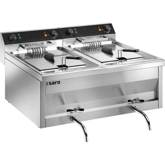 SARO Fritteuse Tisch GASTROLINE 9+9V SARO Fritteuse Tisch GASTROLINE 9+9V