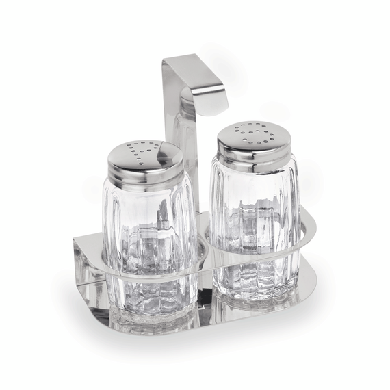 Essentials Menage 2-teilig Salz & Pfeffer, Höhe 10,5 cm, Edelstahl, Glas Essentials Menage 2-teilig Salz & Pfeffer, Höhe 10,5 cm, Edelstahl, Glas