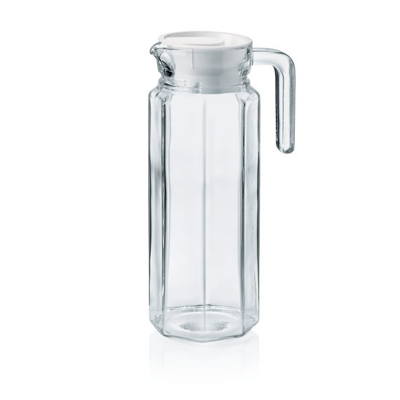Was Germany Krug mit Kunststoffdeckel, 1 ltr., Ø 8,5 cm, Kunststoff, Glas Was Germany Krug mit Kunststoffdeckel, 1 ltr., Ø 8,5 cm, Kunststoff, Glas