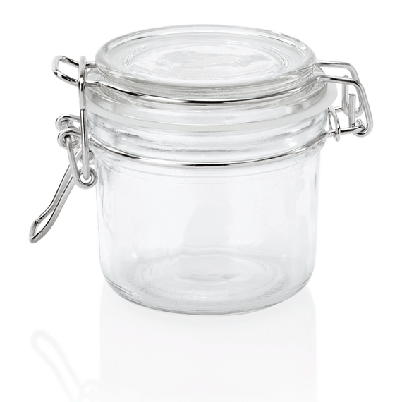 Was Germany Bügelverschlussglas Set, 0,2 ltr., Ø 8,5 cm, Höhe 8,5 cm, Set á 3 Stück, Glas, Edelstahl Was Germany Bügelverschlussglas Set, 0,2 ltr., Ø 8,5 cm, Höhe 8,5 cm, Set á 3 Stück, Glas, Edelstahl