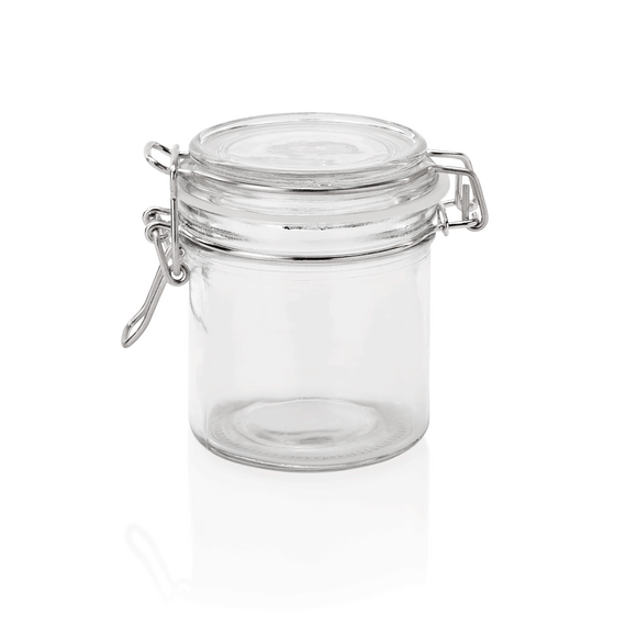 Was Germany Bügelverschlussglas Set, 0,3 ltr., Ø 8,5 cm, Höhe 10,5 cm, Set á 2 Stück, Glas, Edelstahl Was Germany Bügelverschlussglas Set, 0,3 ltr., Ø 8,5 cm, Höhe 10,5 cm, Set á 2 Stück, Glas, Edelstahl