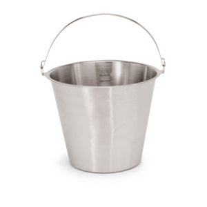 Was Germany Eimer, Ø 30 cm, 10 ltr., mit Skalierung, Chromnickelstahl