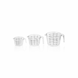 Was Germany Messbecher Set, 3-teilig, Borosilikatglas