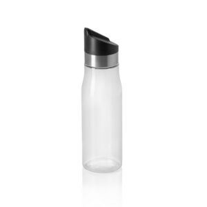 Was Germany Karaffe mit Drehverschluss, 850 ml, Ø 7,5 cm, Borosilikatglas, ABS Kunststoff, Silikon