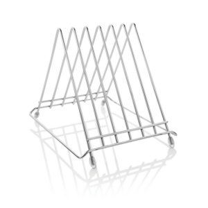 Was Germany Schneidbretthalter für 6 Bretter bis max. 2,8 cm, 34,5 x 26,5 x 27,5 cm, Chromnickelstahl